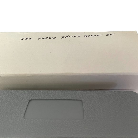 Screw Driver Socket Set 14 Piece/Box Ratchet Wrench Tool 1" H x 8.5" W - Picture 7 of 7